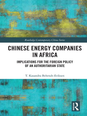 cover image of Chinese Energy Companies in Africa